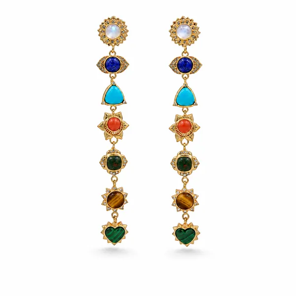 Multicolor_Brass_Seven_Chakra_Gemstone_Drop_Earrings_For_Women