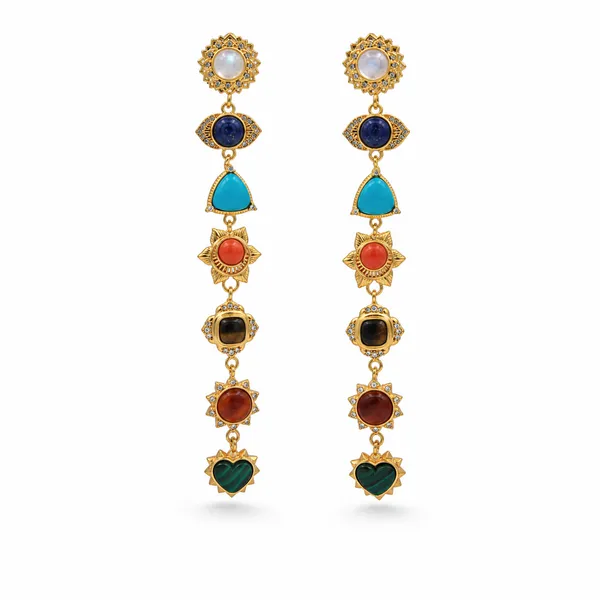 Multicolor_Brass_Seven_Chakra_Gemstone_Drop_Earrings_For_Women
