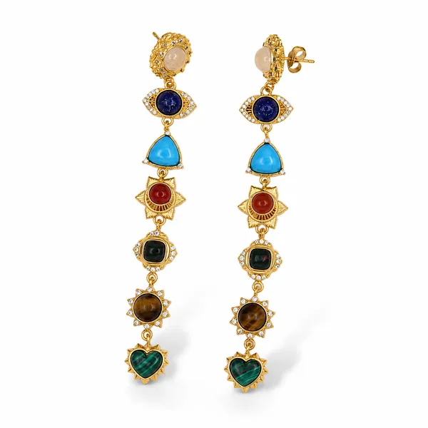 Multicolor_Brass_Seven_Chakra_Gemstone_Drop_Earrings_For_Women