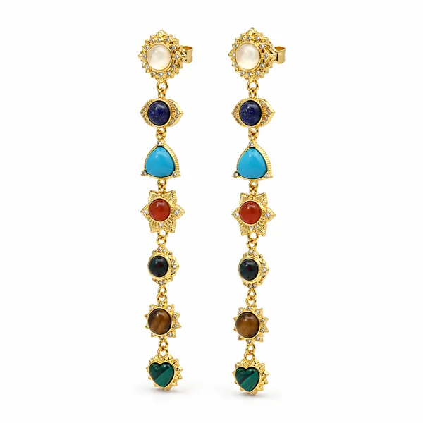 Multicolor_Brass_Seven_Chakra_Gemstone_Drop_Earrings_For_Women