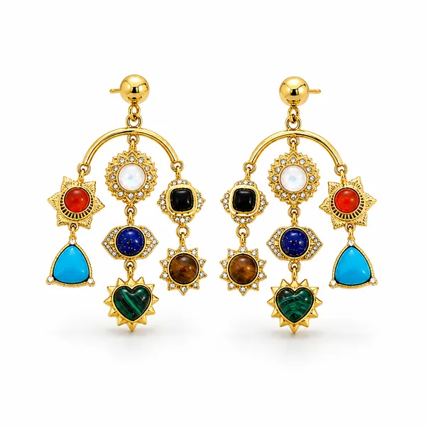 Multicolor_Gold-Plated_Brass_Multi_Stone_Seven_Chakra_Constellation_Earrings_For_Women
