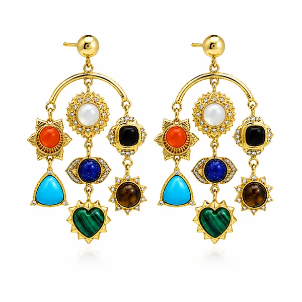 Multicolor_Gold-Plated_Brass_Multi_Stone_Seven_Chakra_Constellation_Earrings_For_Women
