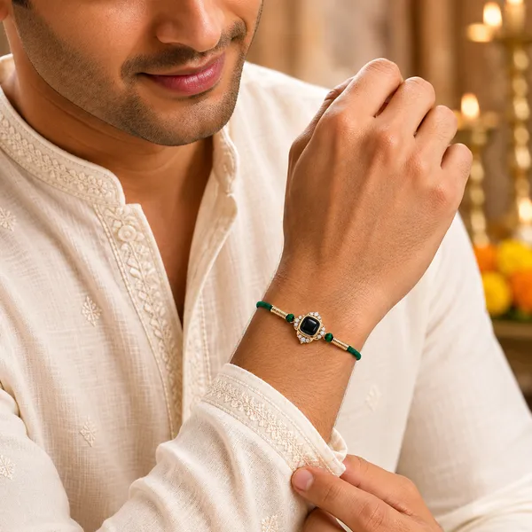Red_925_Silver_Bloodstone_Cz_Root_Chakra_Rakhi_For_Men