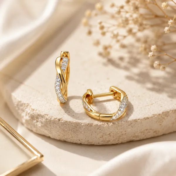 Gold_Tone_Twisted_Hoop_Earrings_For_Women