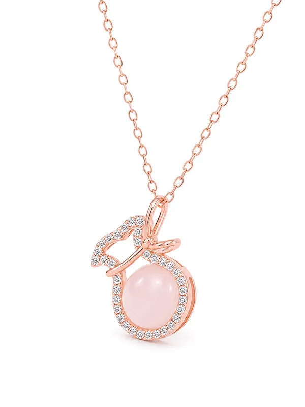 Rose_Gold_Bow_Pendant_Necklace_For_Women