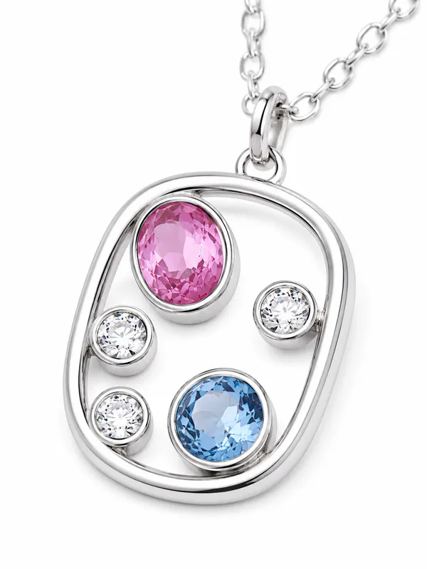 Silver_Tone_Crystal_Pendant_Necklace_For_Women