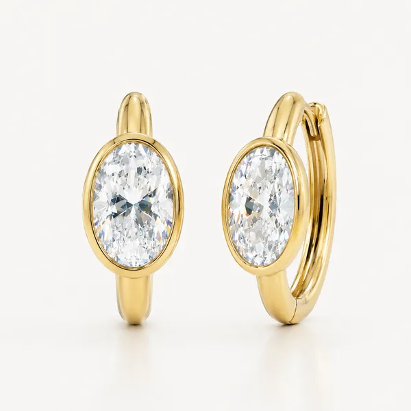 Gold_Tone_Oval_Stone_Hoop_Earrings_For_Women