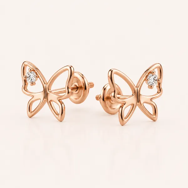 Rose_Gold_Butterfly_Stud_Earrings_For_Women