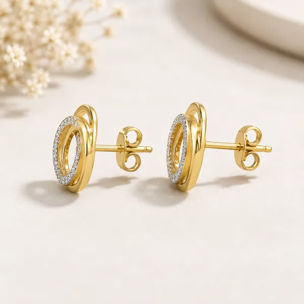 Gold-Tone_Crystal_Circle_Stud_Earrings_For_Women