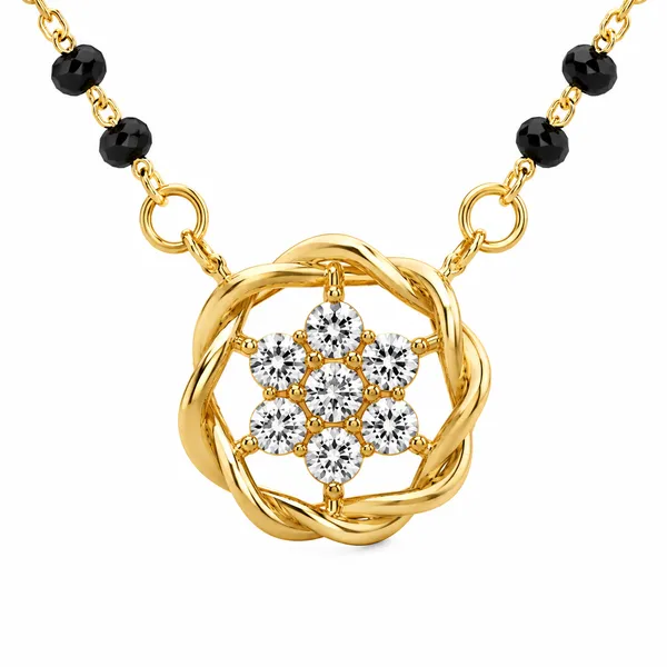 Gold_Tone_Black_Beaded_Floral_Pendant_Mangalsutra