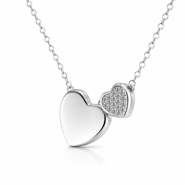 Silver_Heart_Pendant_Necklace_For_Women