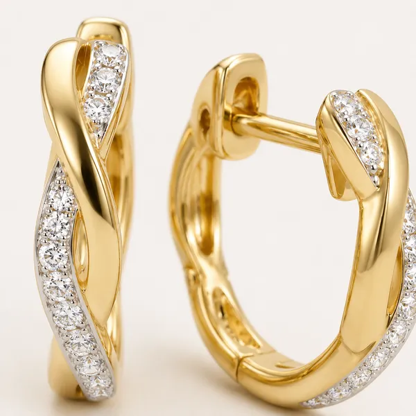 Gold_Tone_Twisted_Hoop_Earrings_For_Women