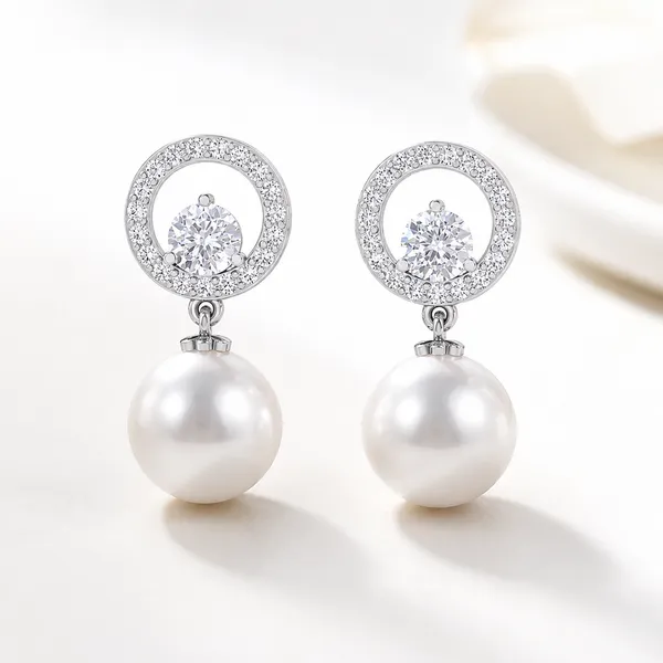 Silver_Tone_Pearl_Drop_Stud_Earrings_For_Women