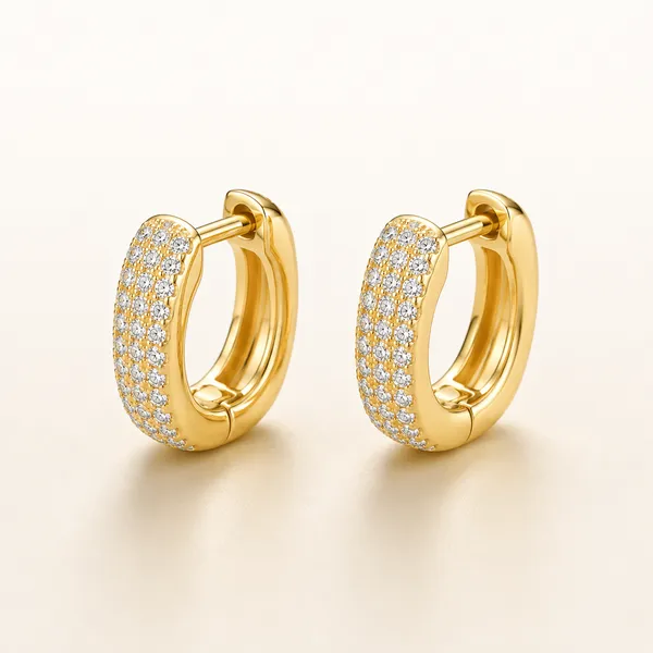 Gold_Tone_Crystal_Huggie_Hoop_Earrings_For_Women