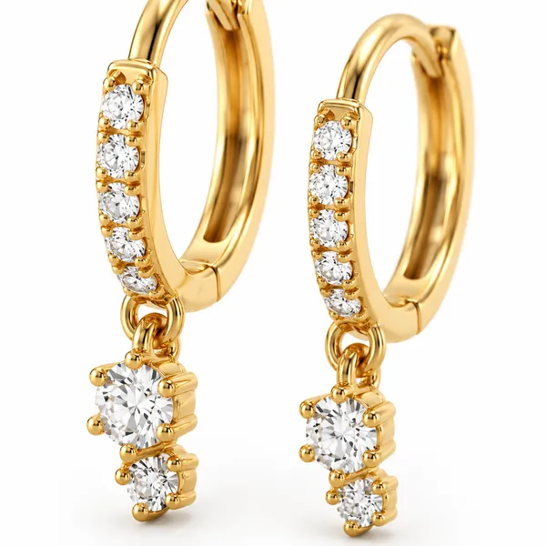 Gold_Tone_S925_Stone_Drop_Hoop_Earrings_For_Women