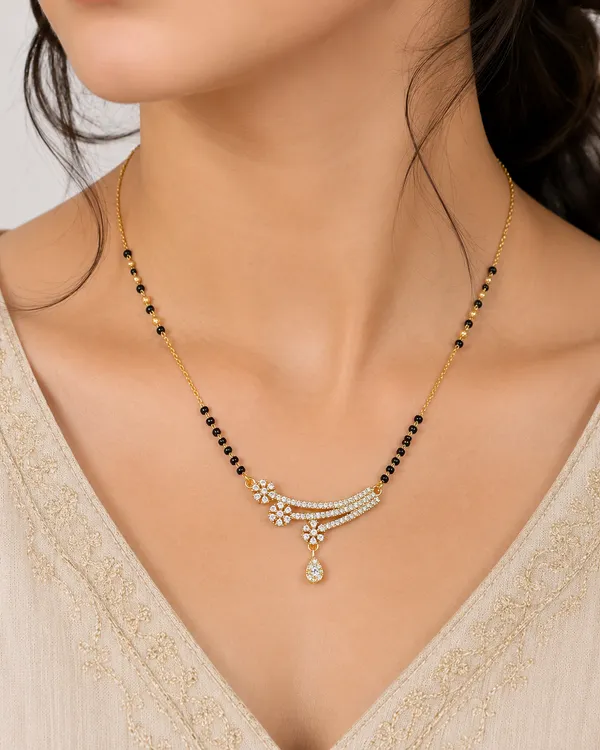 Gold_Tone_Crystal_Floral_Mangalsutra_Necklace_For_Women