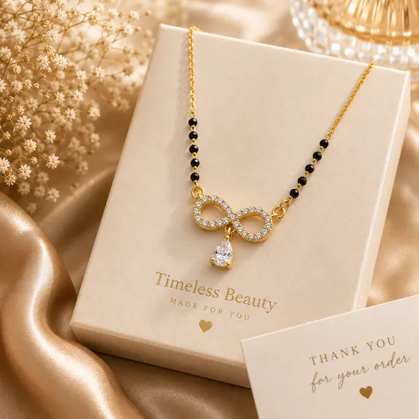 Black_Beaded_Gold_Tone_Infinity_Pendant_Mangalsutra_For_Women