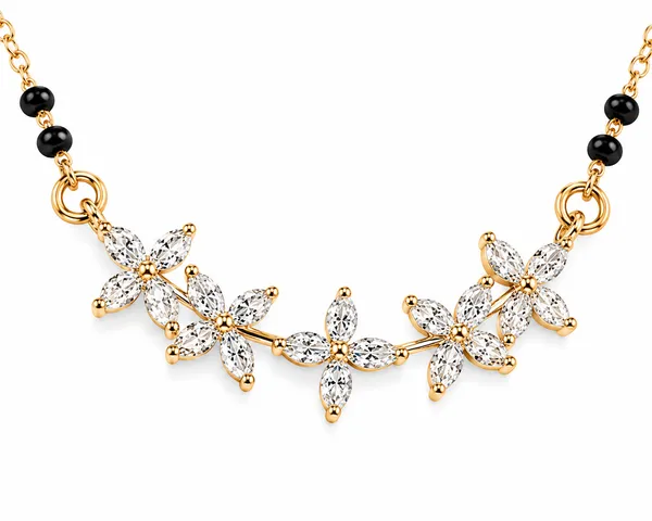 Gold-Tone_Floral_Pendant_Mangalsutra_Necklace_For_Women