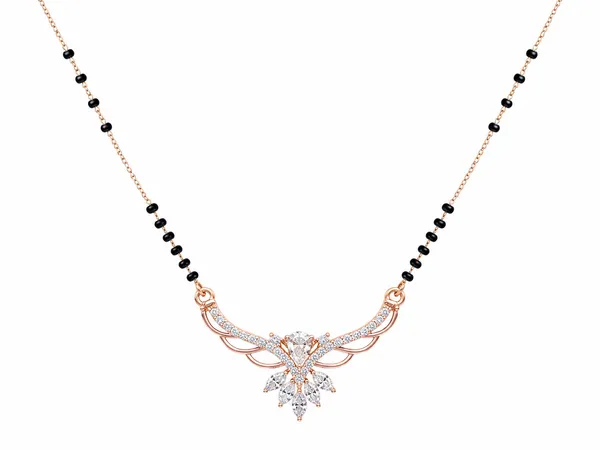 Rose_Gold_Tone_Black_Beaded_Mangalsutra_Necklace_For_Women