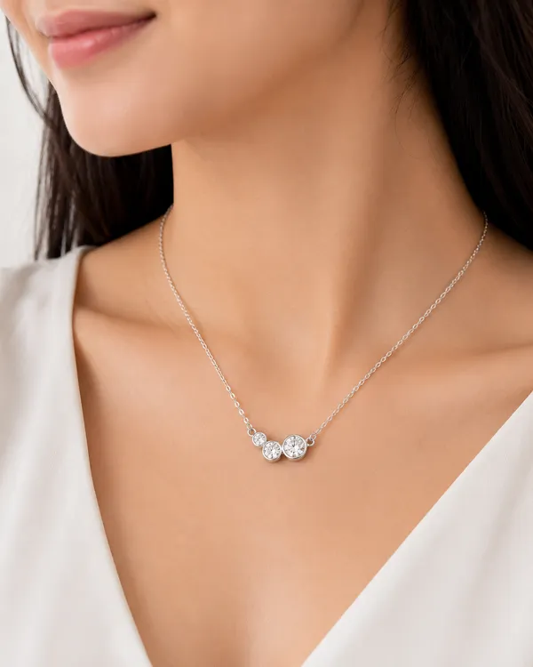 Silver-Tone_Round_Stone_Pendant_Necklace_For_Women