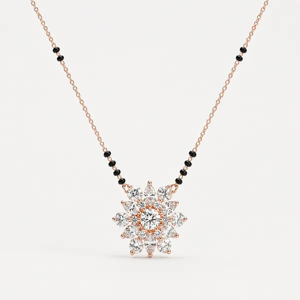 Rose_Gold_Floral_Pendant_Mangalsutra_Necklace_For_Women