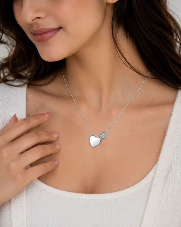 Silver_Heart_Pendant_Necklace_For_Women
