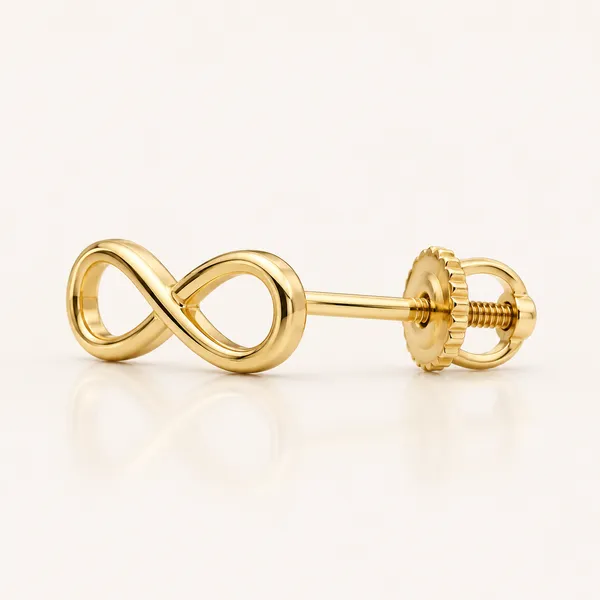 Gold_Infinity_Stud_Earrings_For_Women