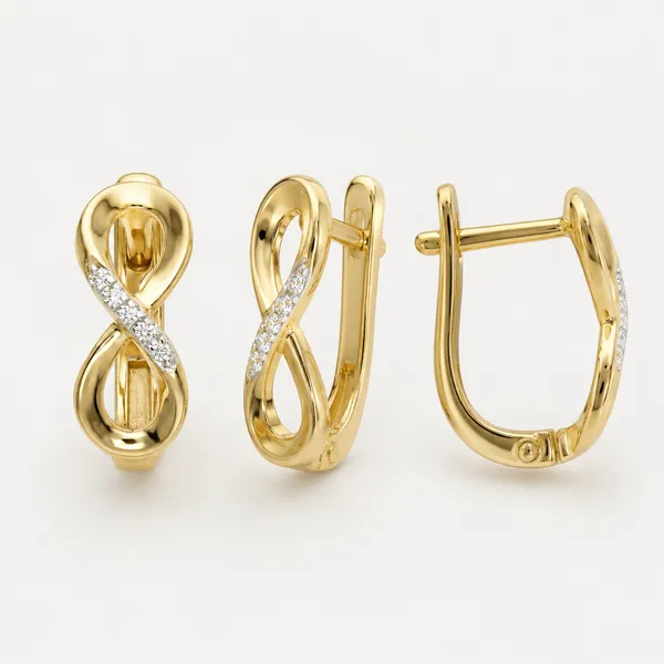 Gold_Tone_Infinity_Earrings_For_Women