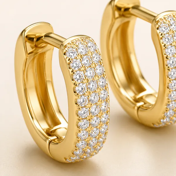 Gold_Tone_Crystal_Huggie_Hoop_Earrings_For_Women