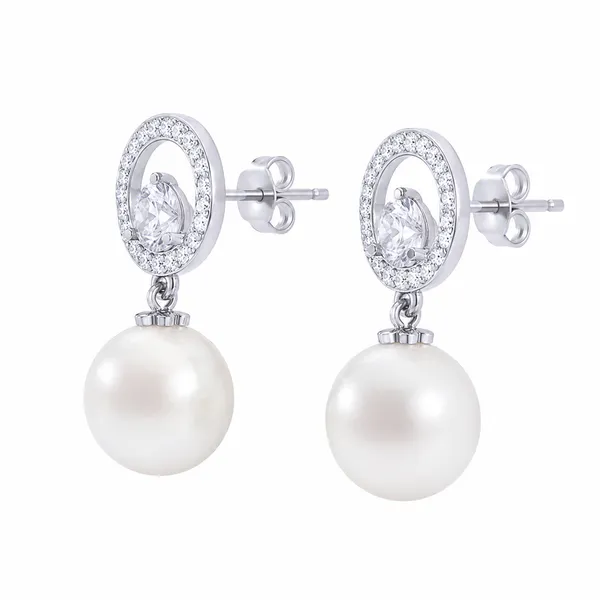 Silver_Tone_Pearl_Drop_Stud_Earrings_For_Women