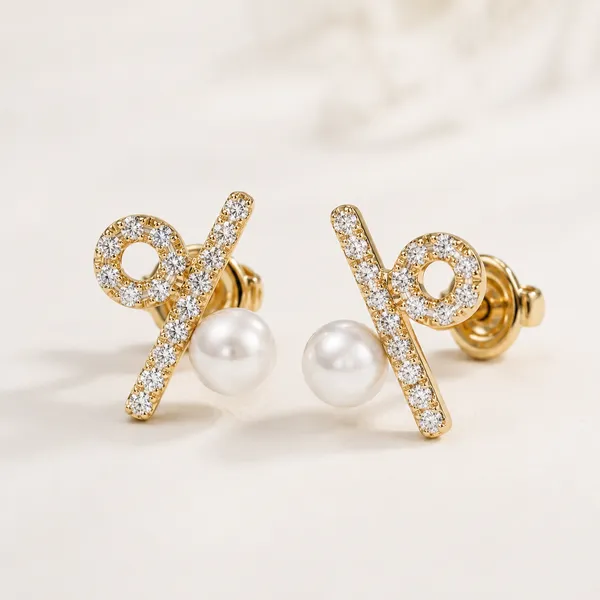 Gold_Tone_Crystal_Pearl_Stud_Earrings_For_Women