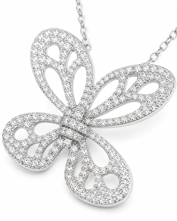 Silver_Butterfly_Pendant_Necklace_For_Women
