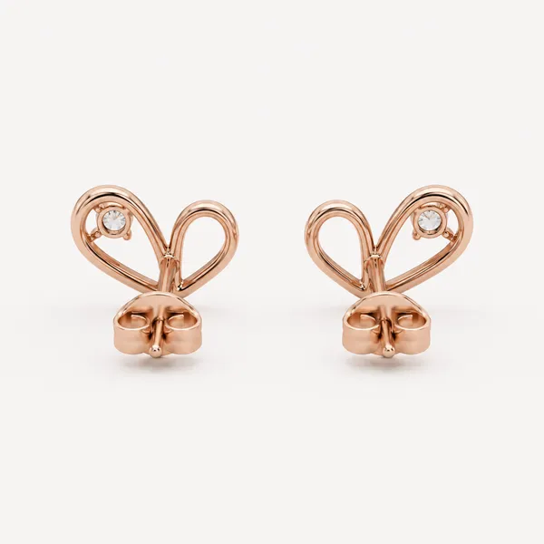 Rose_Gold_Heart_Stud_Earrings_For_Women
