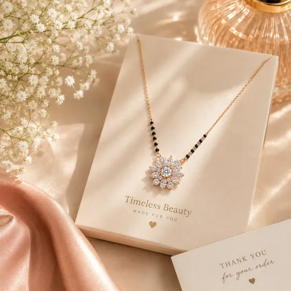 Rose_Gold_Floral_Pendant_Mangalsutra_Necklace_For_Women