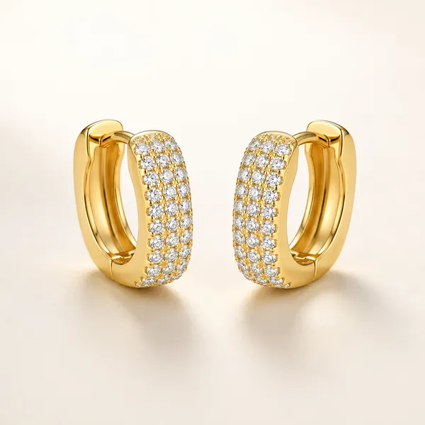 Gold_Tone_Crystal_Huggie_Hoop_Earrings_For_Women