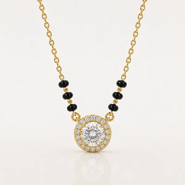 Gold_Tone_Beaded_Pendant_Necklace_For_Women