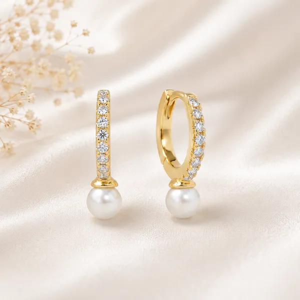 Gold_Tone_Crystal_Pearl_Drop_Hoop_Earrings_For_Women