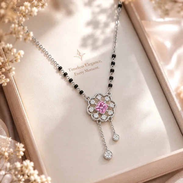Silver_Tone_Floral_Mangalsutra_Necklace_For_Women