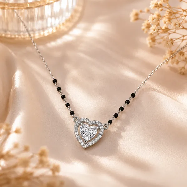Silver-Tone_Heart_Pendant_Necklace_For_Women
