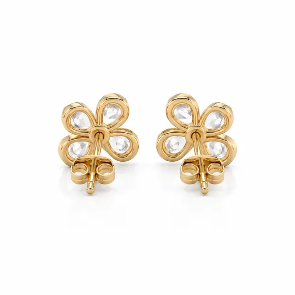 Gold_Tone_Floral_Cluster_Stud_Earrings