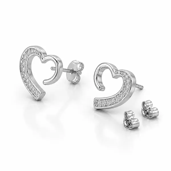 Silver_Heart_Stud_Earrings_For_Women