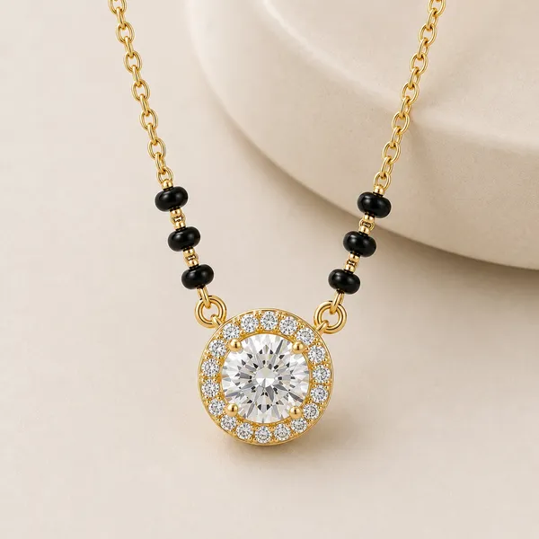 Gold_Tone_Beaded_Pendant_Necklace_For_Women