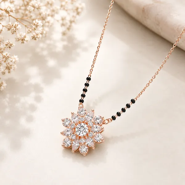 Rose_Gold_Floral_Pendant_Mangalsutra_Necklace_For_Women