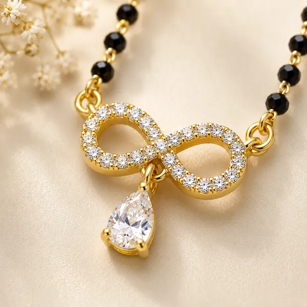 Black_Beaded_Gold_Tone_Infinity_Pendant_Mangalsutra_For_Women