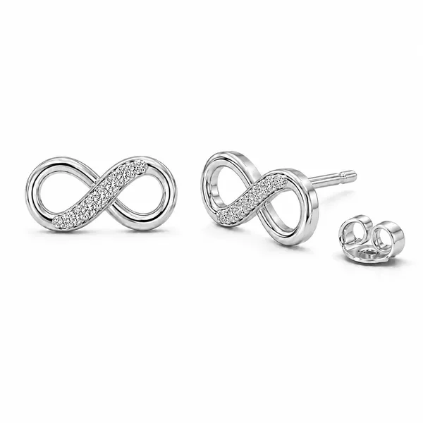 Silver-Tone_Infinity_Stud_Earrings_For_Women