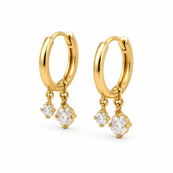 Gold_Tone_Crystal_Drop_Hoop_Earrings_For_Women