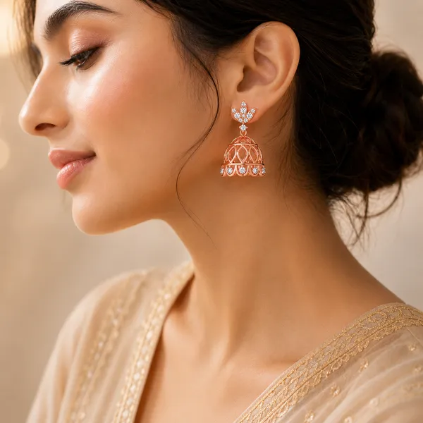 Rose_Gold_Floral_Stone_Studded_Jhumka_Earrings_For_Women