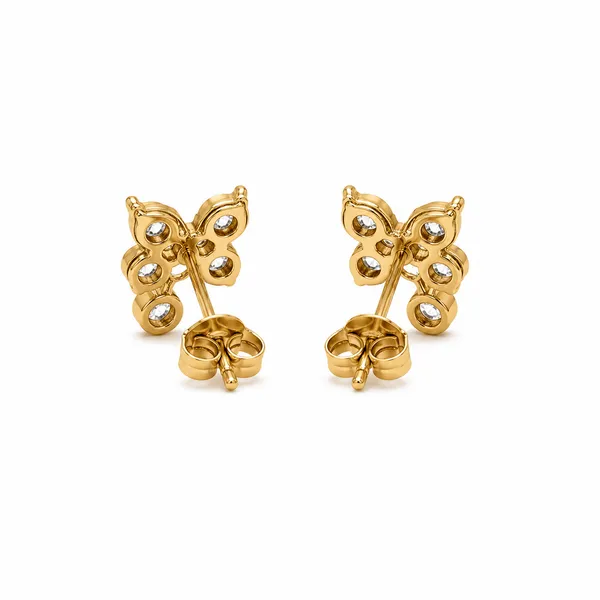 Gold_Tone_Floral_Stone_Stud_Earrings_For_Women