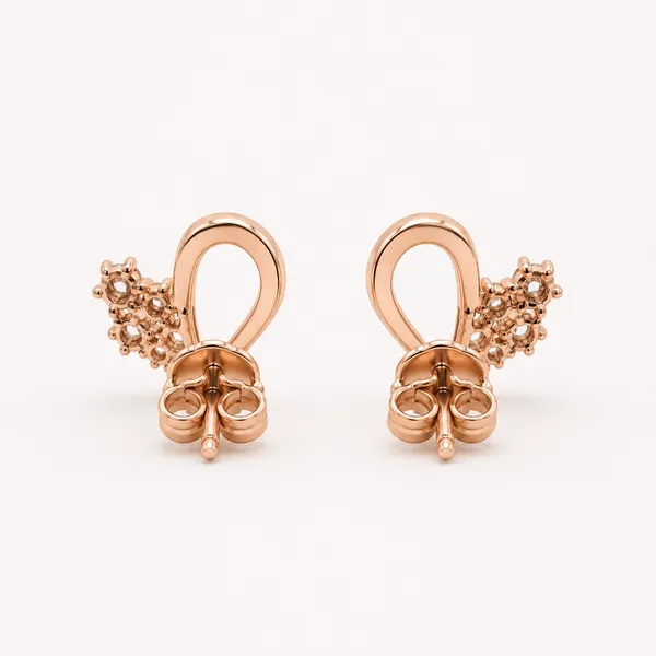 Rose_Gold_Tone_Crystal_Heart_Stud_Earrings_For_Women