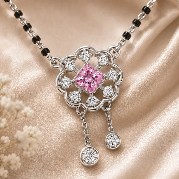 Silver_Tone_Floral_Mangalsutra_Necklace_For_Women